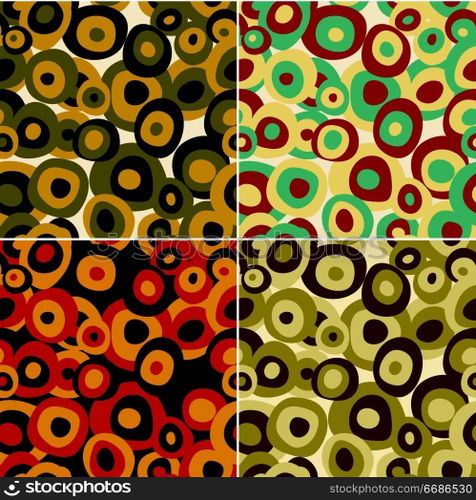 Retro pattern, seamless, vector