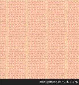 Retro pattern with seamless knit ornament. Repeating background for textile design in orange colors. Rustic pattern in old-fashioned style with wavy stripes ornament. Retro pattern with seamless knit ornament. Repeating background for textile design in orange colors. Rustic pattern in old-fashioned style with wavy stripes ornament.