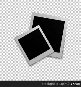 Retro photo frames with shadows. Vector illustration. Eps10. Retro photo frames with shadows. Vector illustration