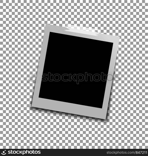 Retro photo frames with shadows. Vector illustration. Eps10. Retro photo frames with shadows. Vector illustration