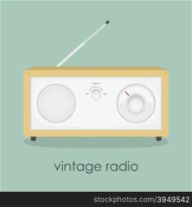 Retro radio,eps 10 vector illustration