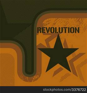 Retro revolution background