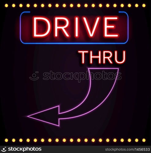 Retro signboard background.vector