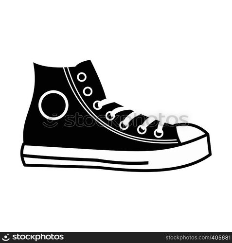 Retro sneaker simple icon for web and mobile devices. Retro sneaker simple icon