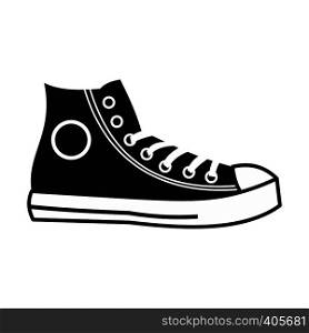 Retro sneaker simple icon for web and mobile devices. Retro sneaker simple icon