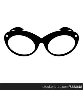 Retro spectacles icon. Simple illustration of retro spectacles vector icon for web. Retro spectacles icon, simple style.