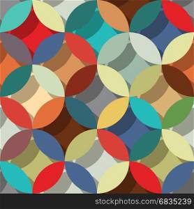 Retro style abstract seamless pattern