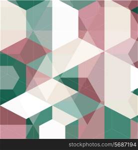 Retro styled background with a geometric design
