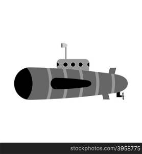 Retro submarine. Ship to swim underwater with periscope.&#xA;