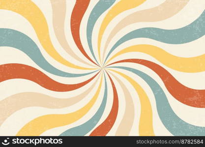 Retro sun burst vintage background. Swirl wallpaper with grunge. Spiral rays circus illustration for banner, poster, frame and backdrop. Vector twisted design.. Retro sun burst vintage background. Swirl wallpaper with grunge. Spiral rays circus illustration for banner, poster, frame and backdrop. Vector twisted design