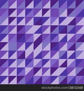 Retro triangle pattern with violet background, stock vector