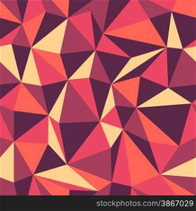 Retro Triangle seamless colorful pattern
