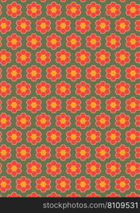 Retro Ugly 70s pattern background created with Hexagon shapes. Retrowave inspired art illustration. Vector geometric backgrounds from the 60's and 70's.