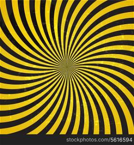 Retro Vintage Grunge Hypnotic Background.Vector Illustration. EPS10