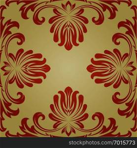 retro wallpaper and vintage pattern for background, pattern in swatches