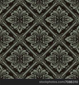 retro wallpaper or ancient background with beautiful filigree , antique stylish texture and vintage graphic design for seamless pattern backdrop, vector illustration