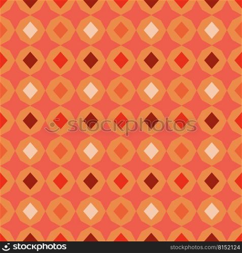 Retro Warm pattern in vintage style of the 60s and 70s. Vector illustration. Retro Warm pattern in vintage style of the 60s and 70s 