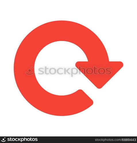 retry arrow, icon on isolated background
