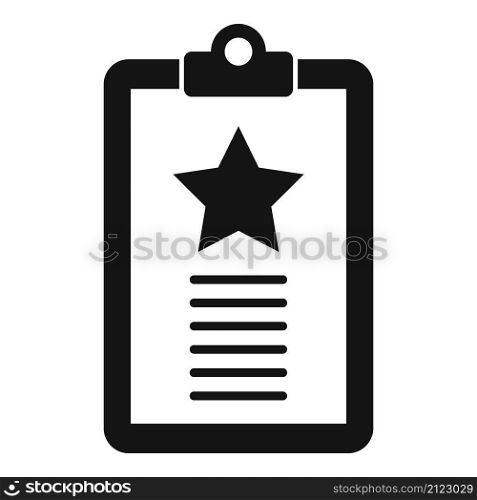 Review clipboard icon simple vector. Service experience. Best consumer. Review clipboard icon simple vector. Service experience