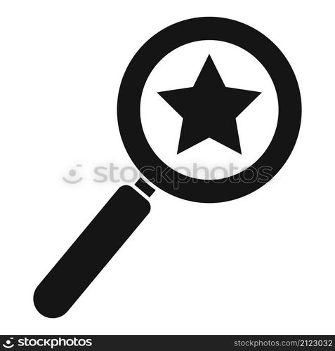 Review magnifier icon simple vector. Online product. App service. Review magnifier icon simple vector. Online product