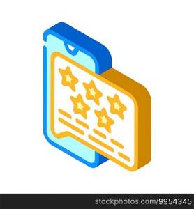 review of call center work isometric icon vector. review of call center work sign. isolated symbol illustration. review of call center work isometric icon vector illustration