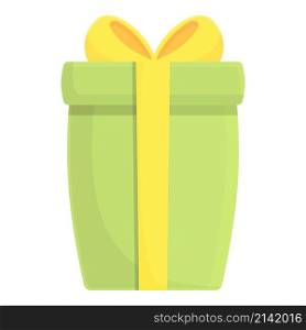 Reward gift icon cartoon vector. Box present. Party surprise. Reward gift icon cartoon vector. Box present