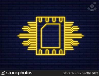 RFID Radio Frequency IDentification. Technology concept. Digital technology. Neon style. Vector stock illustration. RFID Radio Frequency IDentification. Technology concept. Digital technology. Neon style. Vector stock illustration.
