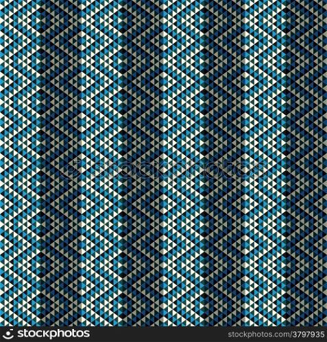 Rhombe seamless pattern design in blue tones