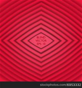 Ribbed vector background. Vector background. Staged volume structure in the form of rhombus. 3D ripples effect