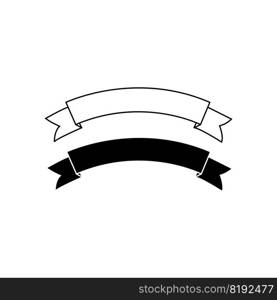 ribbon icon vector illustration symbol design