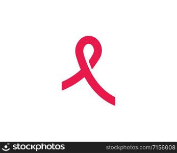 ribbon logo vector icon template