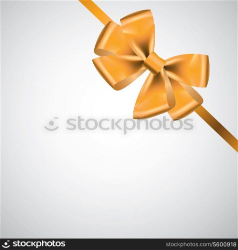ribbon with bow on white