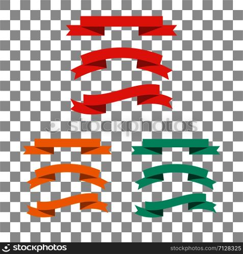 Ribbons set icons. different ribbon icons. Vector. Ribbons set icons