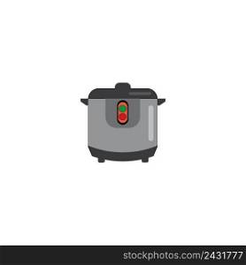 rice cooker icon logo vector design template