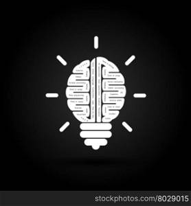 Right and left brain logo vector design.Creative brain idea concept background.Business idea and Education concept. Vector illustration