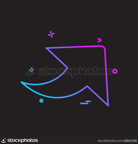 Right icon design vector