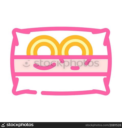 ring cushion color icon vector. ring cushion sign. isolated symbol illustration. ring cushion color icon vector illustration