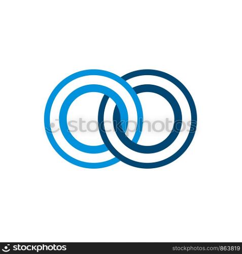 Ring Infinity Abstract Logo Template Illustration Design. Vector EPS 10.