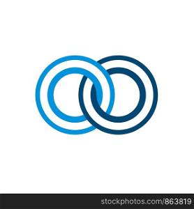 Ring Infinity Abstract Logo Template Illustration Design. Vector EPS 10.
