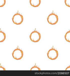 Ring of fire pattern seamless background texture repeat wallpaper geometric vector. Ring of fire pattern seamless vector