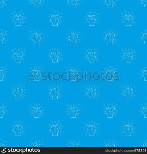 Riot pattern vector seamless blue repeat for any use. Riot pattern vector seamless blue