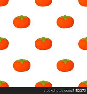 Ripe persimmon pattern seamless background texture repeat wallpaper geometric vector. Ripe persimmon pattern seamless vector