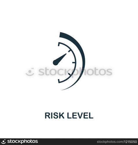 Risk Level icon. Creative element design from risk management icons collection. Pixel perfect Risk Level icon for web design, apps, software, print usage.. Risk Level icon. Creative element design from risk management icons collection. Pixel perfect Risk Level icon for web design, apps, software, print usage