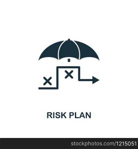 Risk Plan icon. Creative element design from risk management icons collection. Pixel perfect Risk Plan icon for web design, apps, software, print usage.. Risk Plan icon. Creative element design from risk management icons collection. Pixel perfect Risk Plan icon for web design, apps, software, print usage
