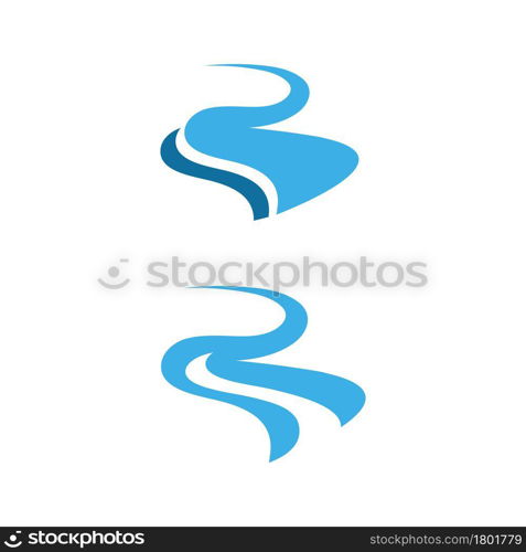 river icon vector illustration design template