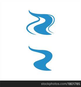 river icon vector illustration design template