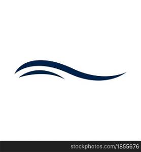 River icon, water vector logo template illustration.