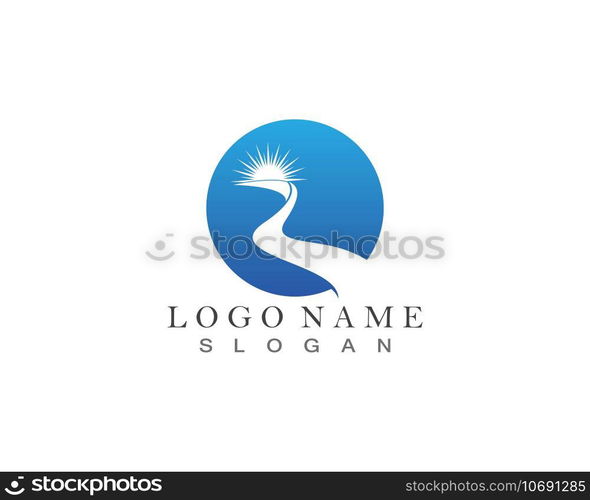River Logo Template