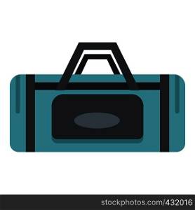 Road bag icon flat isolated on white background vector illustration. Road bag icon isolated