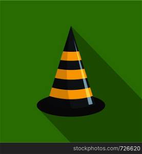 Road cone icon. Flat illustration of road cone vector icon for web. Road cone icon, flat style